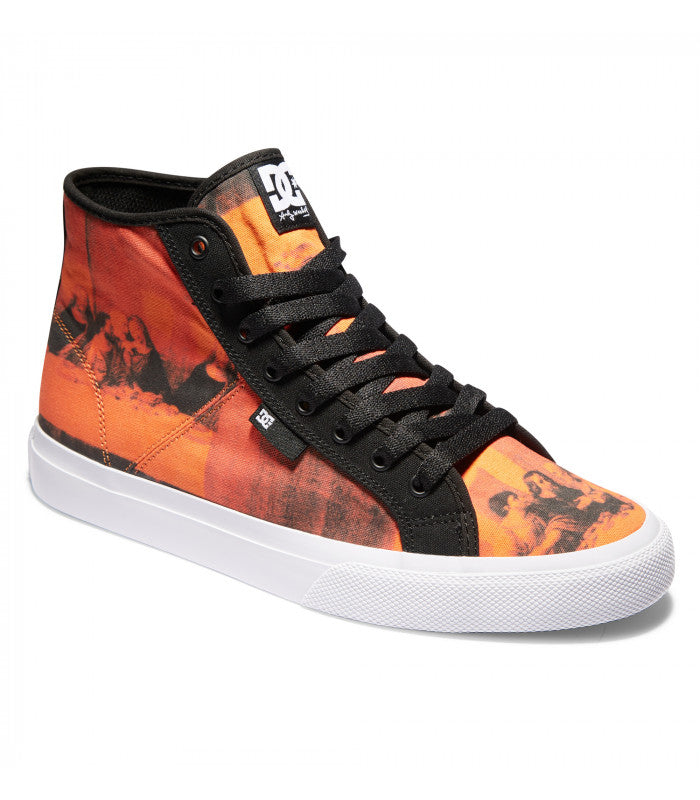 DC Aw Manual Hi Shoes Orange
