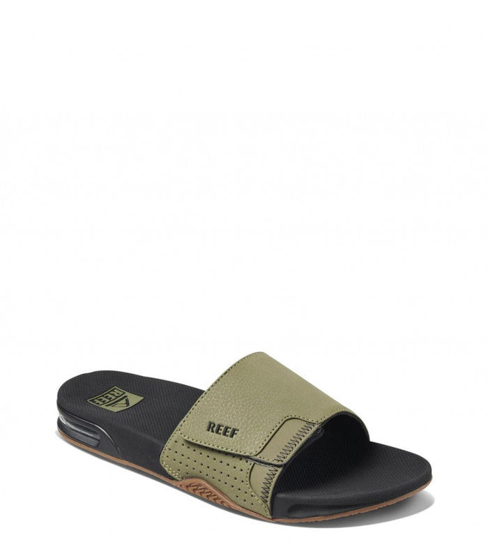 REEF Fanning Slide Mens Green