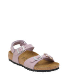 BIRKENSTOCK Rio Flwr Emb Kids Classic Backstrap Sandals