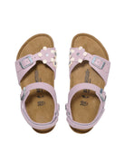 BIRKENSTOCK Rio Flwr Emb Kids Classic Backstrap Sandals