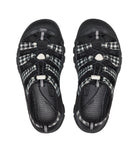 KEEN Keen Newport Retro Womens Black/Gingham Sneakers/Lifestyle
