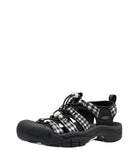 KEEN Keen Newport Retro Womens Black/Gingham Sneakers/Lifestyle
