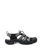 KEEN Keen Newport Retro Womens Black/Gingham Sneakers/Lifestyle