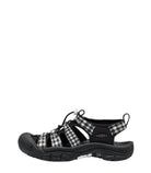 KEEN Keen Newport Retro Womens Black/Gingham Sneakers/Lifestyle