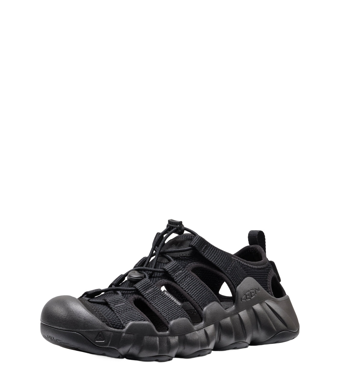 KEEN KEEN X SNOWPEAK HYPERPORT H2 MENS TRIPLE BLACK OUTDOOR SANDALS