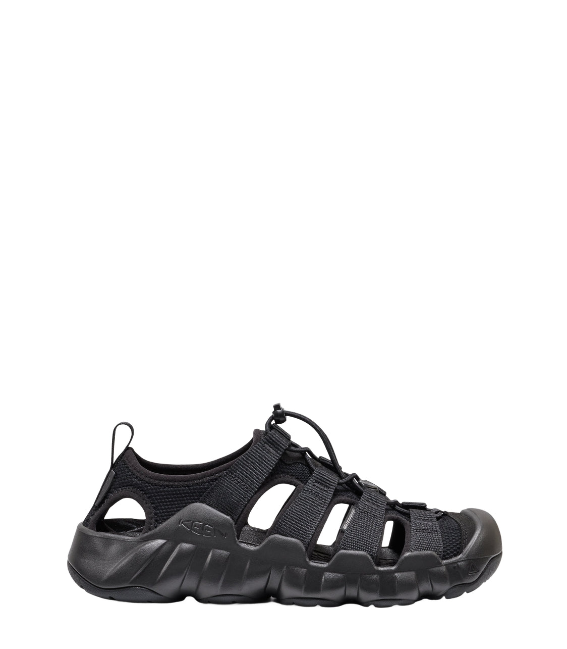 KEEN KEEN X SNOWPEAK HYPERPORT H2 MENS TRIPLE BLACK OUTDOOR SANDALS