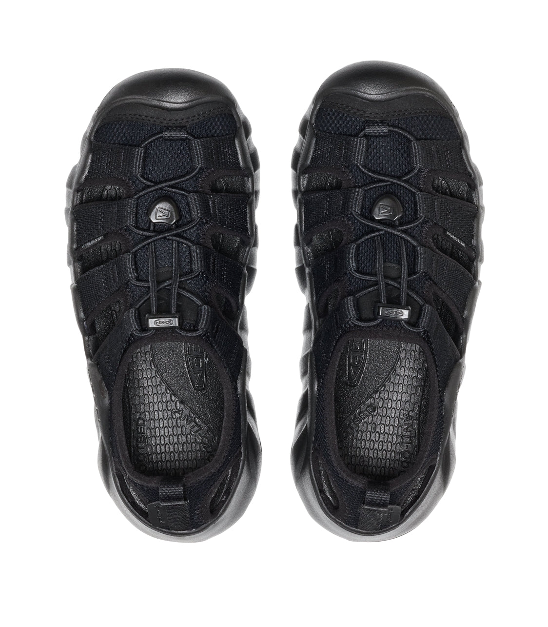 KEEN KEEN X SNOWPEAK HYPERPORT H2 WOMENS TRIPLE BLACK OUTDOOR SANDALS