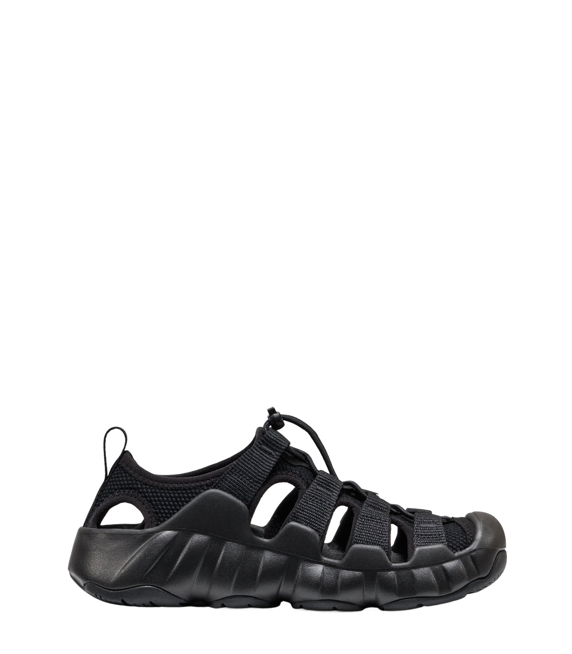 KEEN KEEN X SNOWPEAK HYPERPORT H2 WOMENS TRIPLE BLACK OUTDOOR SANDALS