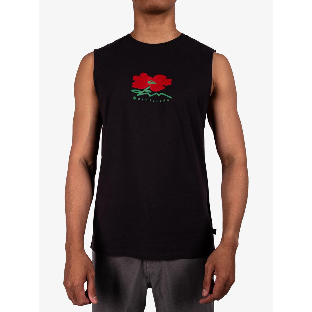 QUIKSILVER Street Floral Muscle Id Sleeveless Shirt