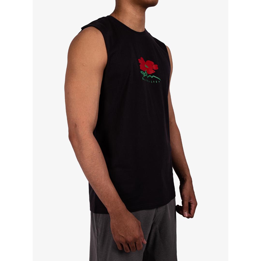 QUIKSILVER Street Floral Muscle Id Sleeveless Shirt