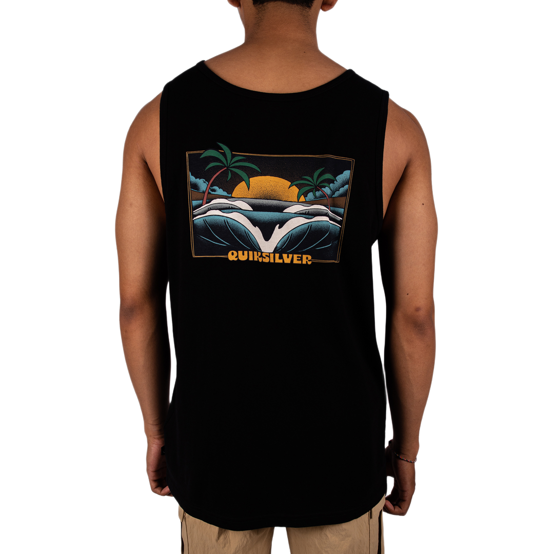 QUIKSILVER Nocturnal Waves Tank Id Sleeveless Shirt