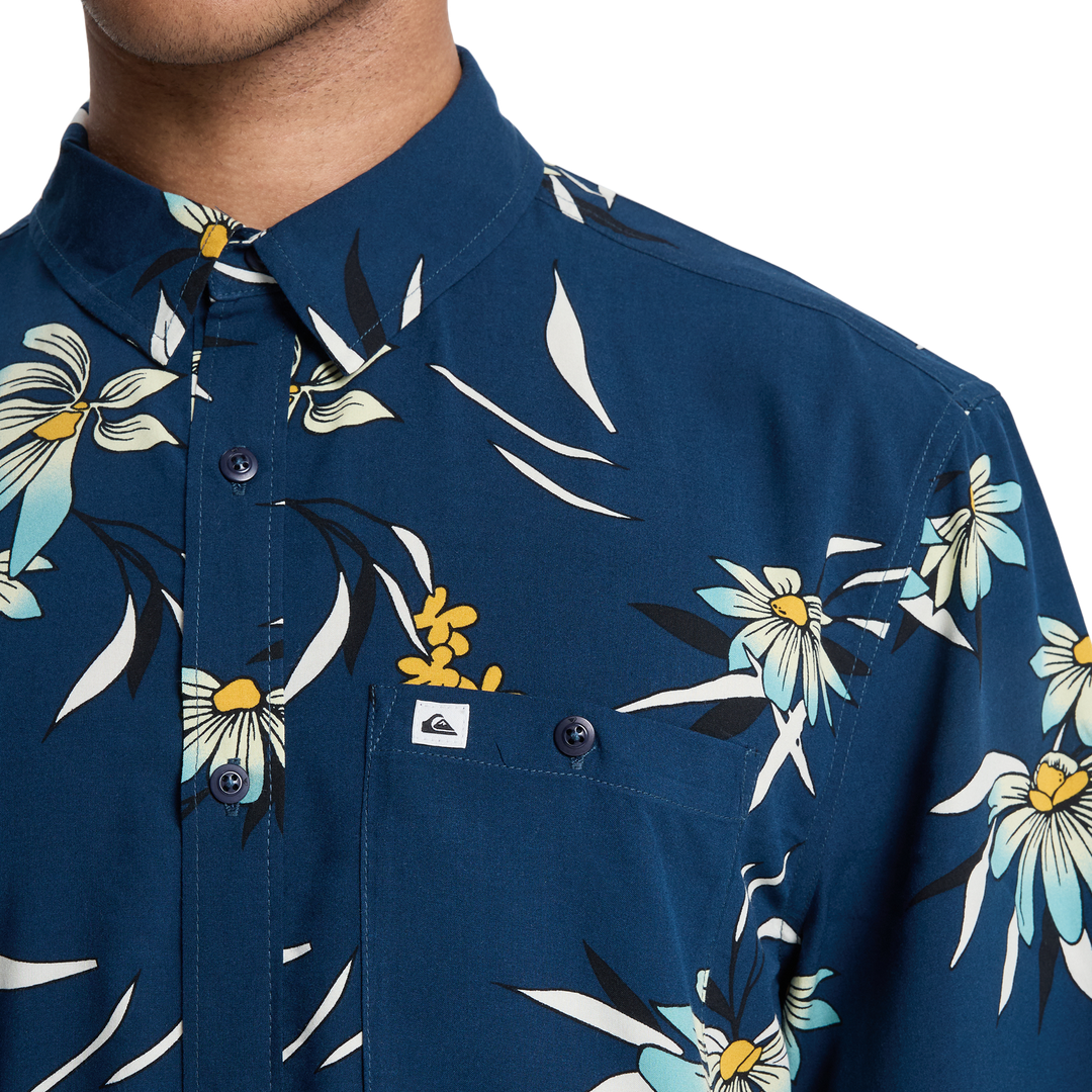 QUIKSILVER Coastal Floral Ss Short Sleeves Polo