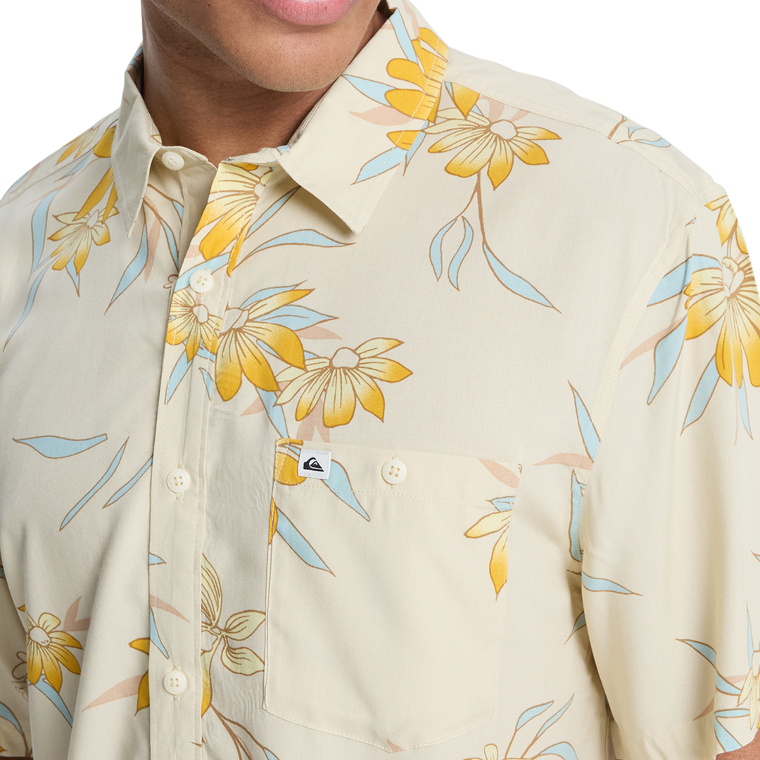QUIKSILVER Coastal Floral Ss Short Sleeves Polo