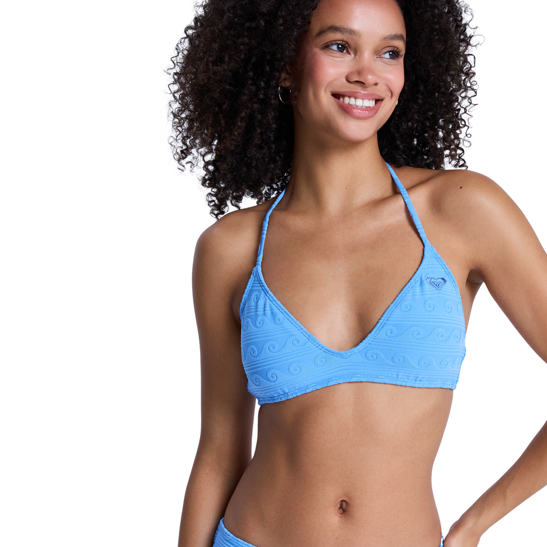 Paradise Wave Fixed Triangle Bikini Top