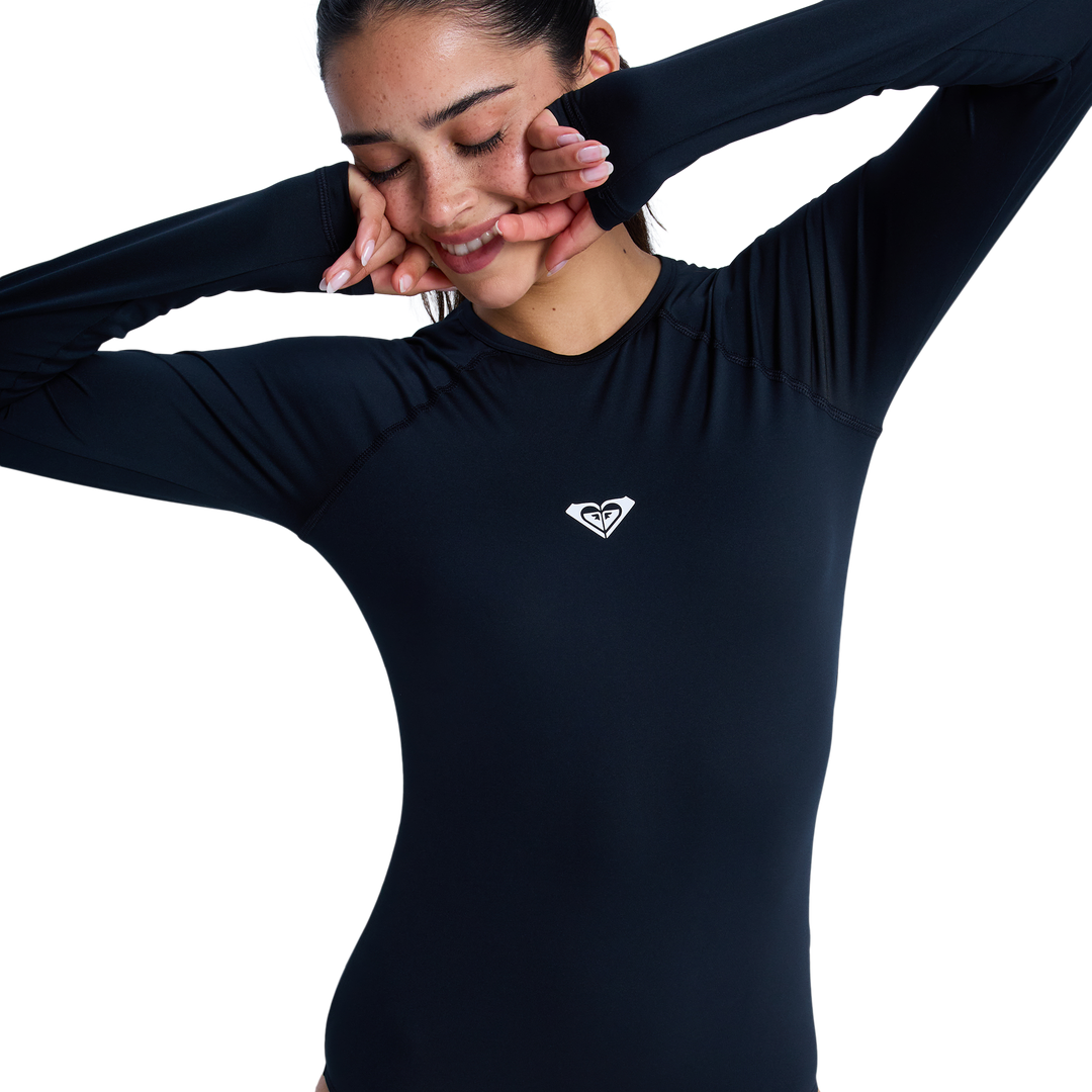 ROXY Essentls Ls 1sie Backzip One Piece Swimsuit