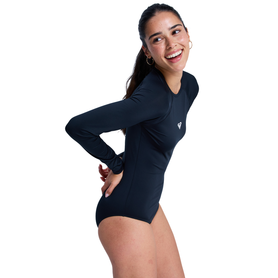 ROXY Essentls Ls 1sie Backzip One Piece Swimsuit