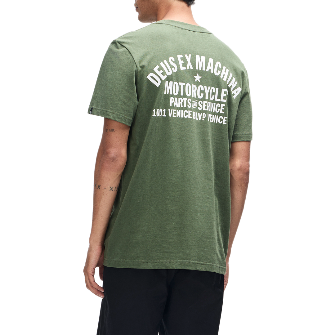 DEUS EX MACHINA Venice Address Tee Short Sleeves Shirt
