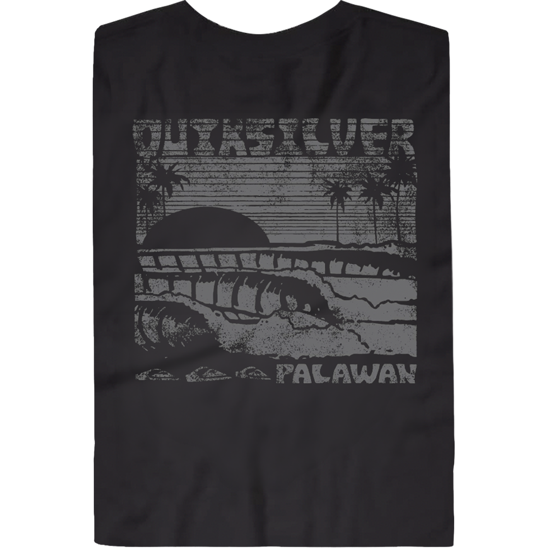 QUIKSILVER Quiksilver Destination Palawan Stackd Line Ss Mens Shirt