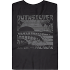 QUIKSILVER Quiksilver Destination Palawan Stackd Line Ss Mens Shirt
