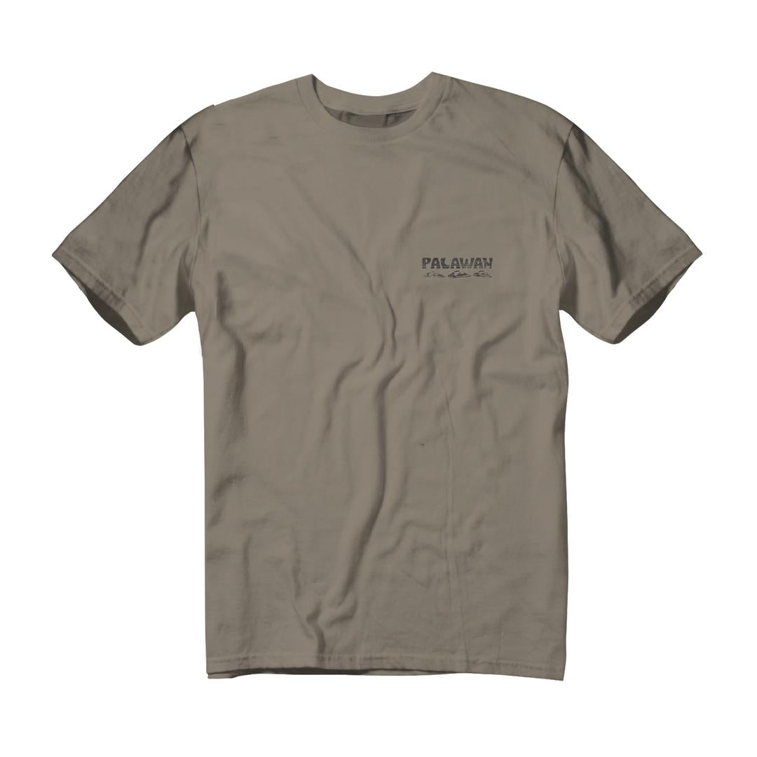 QUIKSILVER Quiksilver Destination Palawan Stackd Line Ss Mens Shirt